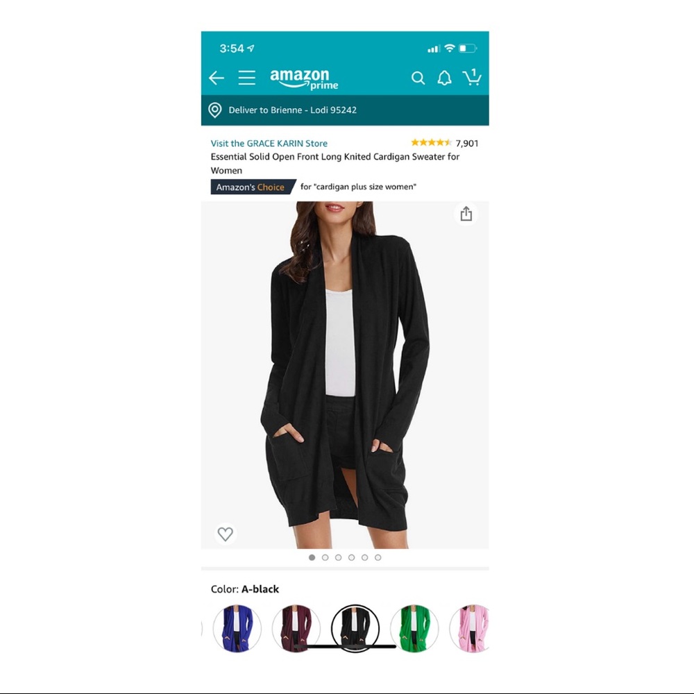 Grace Karin Open Cardigan